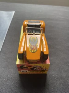 Matchbox 1971 Lesney 1-75 No 60 Lotus Super Seven Dark Orange Flame MIMB - Picture 1 of 9