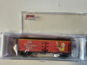 N Scale - Atlas 50005627 Old Milwaukee 40' Wood Reefer Road# 92237  - Picture 1 of 2