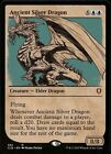 Ancient Silver Dragon (Showcase) #382 MTG Commanders Legend Baldur's Gate NM X1
