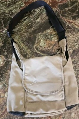 Bolso Bandolera Overland Equipment Bolso de Mano de Lona Caqui Viaje Hecho en EE. UU. Foto 1 de 4