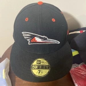 Delmarva Shorebirds New Era Authentic Collection 7 1/4 Home 59FIFTY Made In USA - Picture 1 of 7