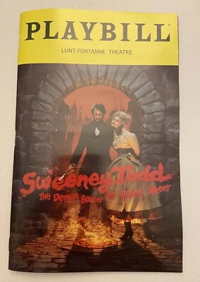 JOSH GROBAN in SWEENEY TODD on   Broadway Playbill Revival w/ ANNALEIGH ASHFORD - Image 1 of 4