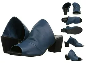Charles by Charles David sandalo donna Yanna Slide in pelle; blu - Foto 1 di 1