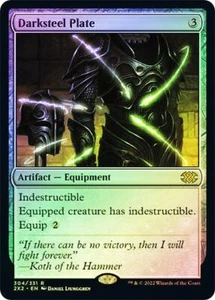 Darksteel Plate Foil Double Masters 2022 NM MTG - Picture 1 of 1