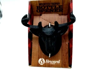 Reward Lodge Mounted Trophy Bottle Opener NEW Cabin Decor Moose Head - Picture 1 of 8