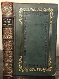1834 - DE LOLME - THE CONSTITUTION OF ENGLAND, Government - Fine Full Leather - Imagen 1 de 11