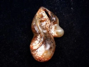 Precioso biberón calabaza bebé calabaza tallada en piedra de jade nefrita antigua #03172304 - Imagen 1 de 6