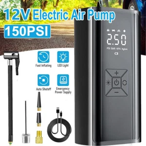 150PSI Elektrische Luftpumpe Akku Kabellos Auto Reifen Druckluft Luftkompressor - Bild 1 von 13