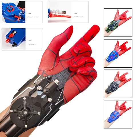 Spider Web Launcher Wind-Up Shooter Toy Gift For Men Boys -V7H0 Halloween Gifts Cover
