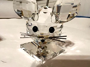 SWAROVSKI MEDIUM MOUSE 7631NR040 W/ORIGINAL BOX/LINER & COA, MIB - Picture 1 of 13