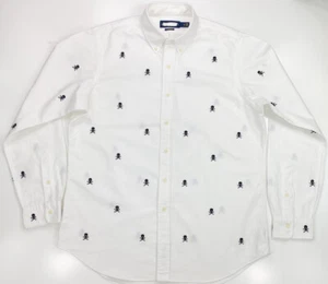 Camisa Oxford Ralph Lauren Calce Clásico Bordada Mangas Largas - Imagen 1 de 11