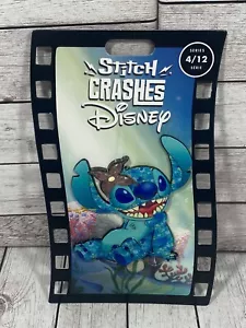 Stitch Crashes Disney Store Pin The Little Mermaid 4/12 BNOC Limited Release - Picture 1 of 5