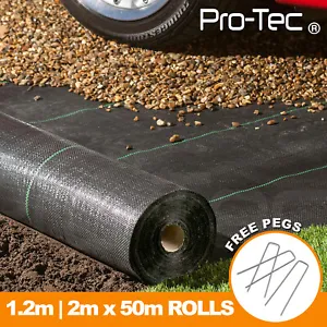 More details for weed control fabric heavy duty ground cover membrane sheet garden landscape