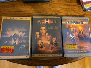 The Mummy DVD Lot: The Mummy, The Mummy Returns, The Scorpion King NEW - Picture 1 of 2