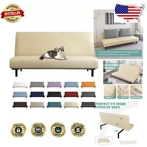 Easy Install Jacquard Futon Slipcover – Elegant Protection for Modern Spaces - Picture 1 of 9