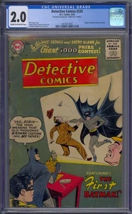 Detective Comics #235 1956 DC Comics CGC 2.0 Batman Crazy Ed's Comics Collection - Picture 1 of 2