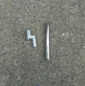 LEFT HAND Plumbers Neck Putter Conversion LH Adapter Aluminum Hosel Knuckle Head - Picture 1 of 2