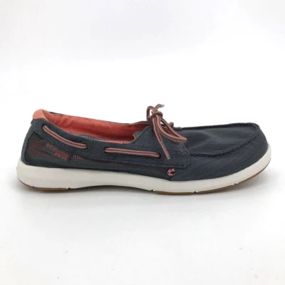 Columbia PFG Mujer BL0098-053 Zapatos para Cubierta de Barco Negros Con Cordones Puntera Almendra 6 Foto 1 de 4