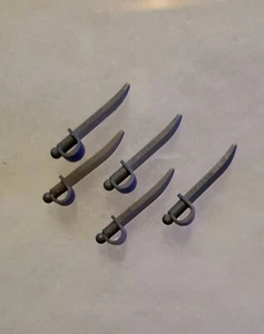 Vintage Lego Minifiguren Zubehör Konvolut 2 Piraten Schwerter - Bild 1 von 1