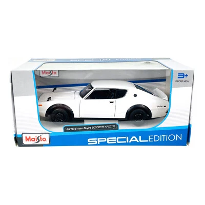 Maisto 1973 Nissan Skyline 2000GT-R (KPGC110) 1:24 Modellino Auto Automobile - Immagine 1 di 4