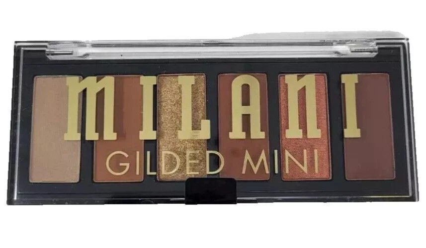 Mini paleta de sombras de ojos doradas mate + tonos brillantes 130 problemas de Chanpagne MILANI Foto 1 de 1