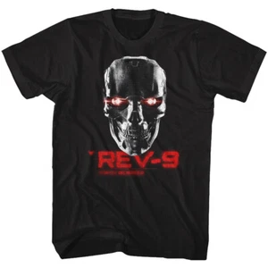 Terminator Dark Fate Movie Rev-9 Cyborg Head Schwarzenegger Herren T-Shirt - Bild 1 von 3