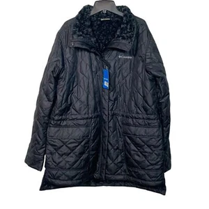 COLUMBIA Women's Copper Crest Novelty Quilted Puffer Coat black XL - Picture 1 of 10