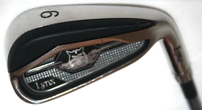 Lynx Black Cat 6 iron with Lynx XLR8-100 regular flex graphite shaft DEMO CLUB - Image 1 of 4