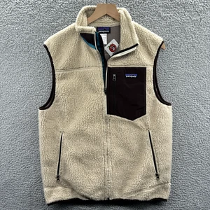 Patagonia Men's Classic Retro-X Vest Style #23047 Sz Small Zip Pockets Deep Pile - Picture 1 of 12