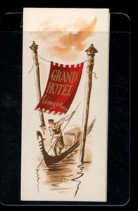 Grand Hotel Venezia Luggage Label - Picture 1 of 2