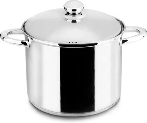 Pentola Inox 22 Cm Diametro, Induzione - Foto 1 di 12