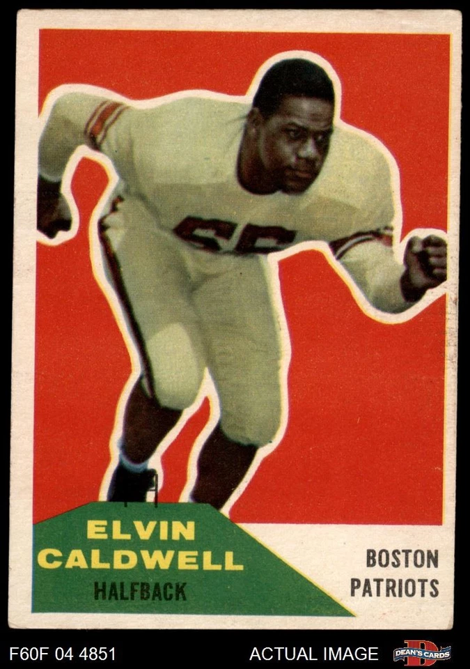 1960 Fleer #120 Elvin Caldwell Patriots 4 - VG/EX - Image 1 of 1