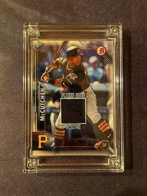 Camiseta Bowman 2022 2016 fusión Andrew McCUTCHEN ¡Parche usado juego reliquia! ¡Sellado! Foto 1 de 2