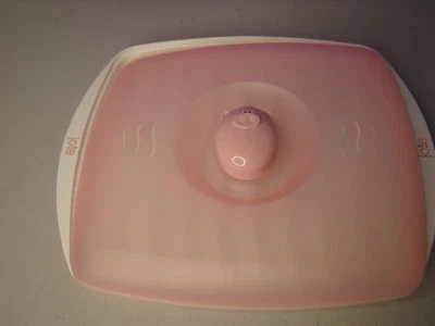 Joie Oink Oink Pig Piggy Microwave Bacon Tray Pink White 8.5" x 10.5" - Image 1 of 4