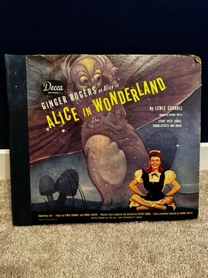 Alice in Wonderland Ginger Rogers ~ Walt Disney ~ Decca Records, DA-376 ~ 1944 - Image 1 of 4