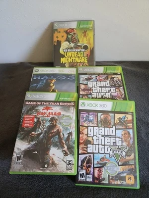 5 Xbox 360 Games, All Tested In Working Order,  Halo 3, Dead Island And More - Image 1 of 4