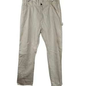 Dickies Mens Pants 36x32 Sherwin Williams White Painter Carpenter Workwear - Picture 1 of 5