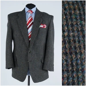 Mens HARRIS TWEED Jacket 42S UK Size Check Wool Sport Coat Blazer - Picture 1 of 14
