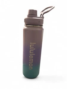 Botella deportiva Lululemon Back To Life 24 oz púrpura acero inoxidable botella de agua - Imagen 1 de 12