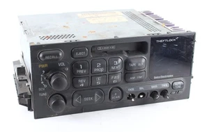 Chevy GM Delco AM/FM Cassette Radio 95-02 16179985 Theft Lock - UNTESTED - Picture 1 of 7