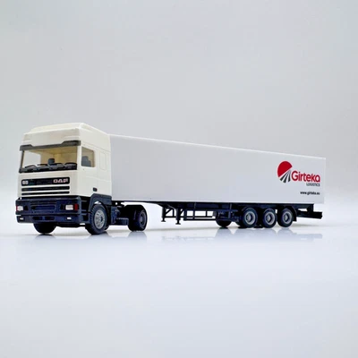 DAF 95 Truck with Semitrailer “Girteka” European Logistics Fleet, Scale 1/87 H0 - Image 1 of 4