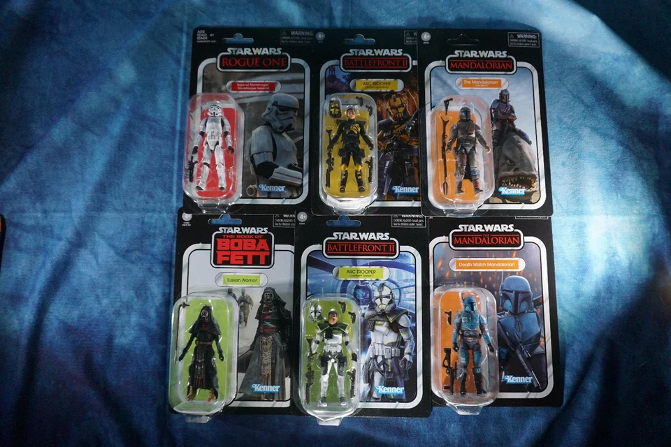 star wars the vintage collection 3.75 lot- mandalorian, arc troopers, stormtroop - Image 1 of 1