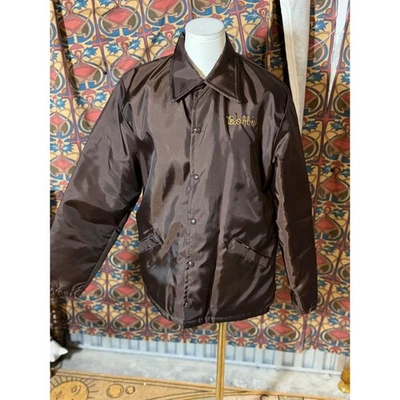 Vintage Neff Camp Resort Jacket Brown Embroidered Bobbi Deer Run Size M - Image 1 of 4
