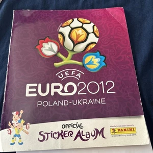 Panini Uefa Euro 2012 Football Sticker Album. 40% percent complete - Picture 1 of 6