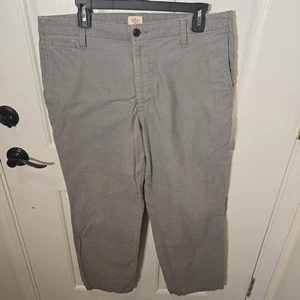 Pantaloni chino Dockers Athletic Fit grigio piatto davanti kaki uomo 36 x 30 - Foto 1 di 8