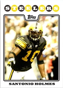 Santonio Holmes 2008 Topps #120 Pittsburgh Steelers - Picture 1 of 2