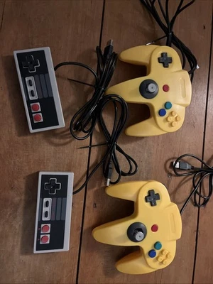 Controlador GamePad Retro USB N64 SNES NES para Windows PC Mac Raspberry Pi Foto 1 de 2