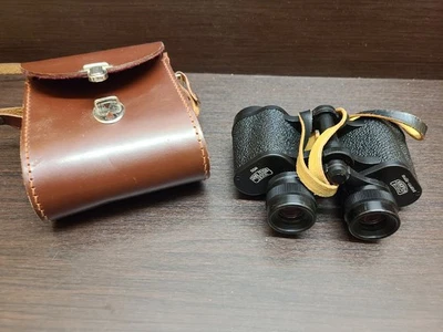 Carl Zeiss Jenoptem 8x30 W Binoculars in good working order C/W leather case - Image 1 of 4