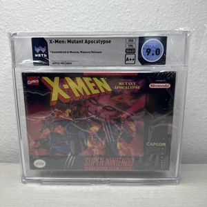 X-Men Mutant Apocalypse Super Nintendo SNES 1994 Sellado WATA Grado 9.0 A ++ - Imagen 1 de 6