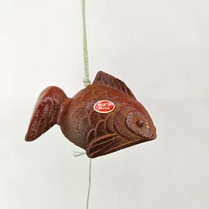Japanisches Windspiel Nambu Gusseisen Kingyo Golden Goldfisch Glocke Made in Japan - Bild 1 von 10